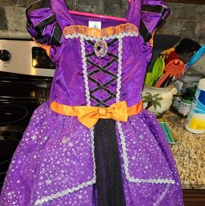Disney Halloween dress 5/6 and shoes size 7/8